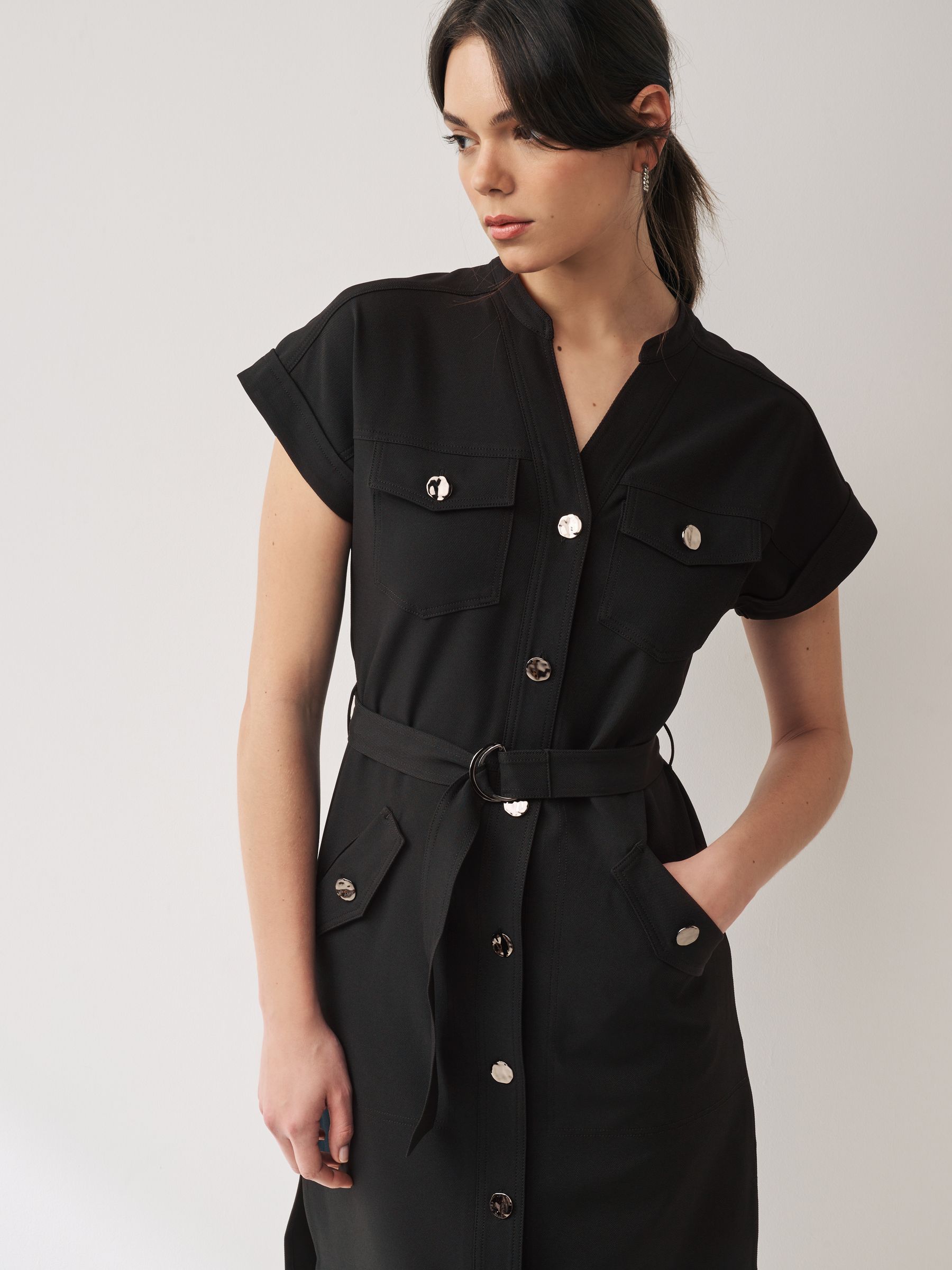 Utility midi dress hot sale