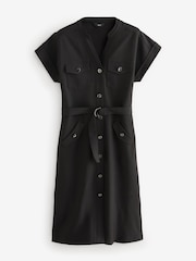 Schwarz - Zweckmäßiges Midikleid - Bild 5 von 6