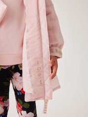 Baker by Ted Baker Pink Shower Resistant Frill Coat - Image 3 of 11
