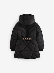 Baker by Ted Baker Black Mid Length Coat - Image 12 of 16
