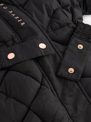 Baker by Ted Baker Black Mid Length Coat - Image 13 of 16