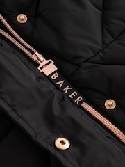 Baker by Ted Baker Black Mid Length Coat - Image 15 of 16