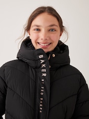 Baker by Ted Baker Black Mid Length Coat - Image 5 of 16