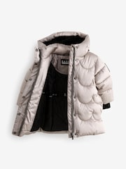 Baker by Ted Baker Oyster Shower Resistant Scallop Padded Coat - Image 9 of 17