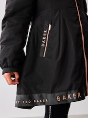 Baker by Ted Baker Navy Shower Resistant Printed Raincoat - Image 11 of 18