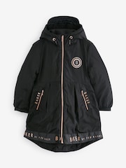 Baker by Ted Baker Navy Shower Resistant Printed Raincoat - Image 12 of 18