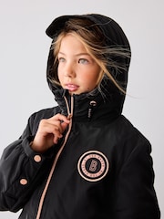 Baker by Ted Baker Navy Shower Resistant Printed Raincoat - Image 8 of 18