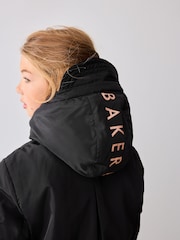 Baker by Ted Baker Navy Shower Resistant Printed Raincoat - Image 9 of 18