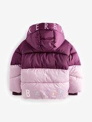 Baker by Ted Baker Multi Shower Resistant Colour Block Padded Coat - Image 9 of 13