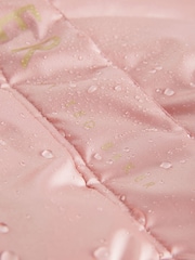 Baker by Ted Baker Pink Shower Resistant Bow Pocket Padded Coat - Image 13 of 17