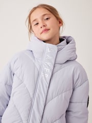 Baker by Ted Baker Lilac Purple Shower Resistant Short Padded Coat - Image 5 of 13