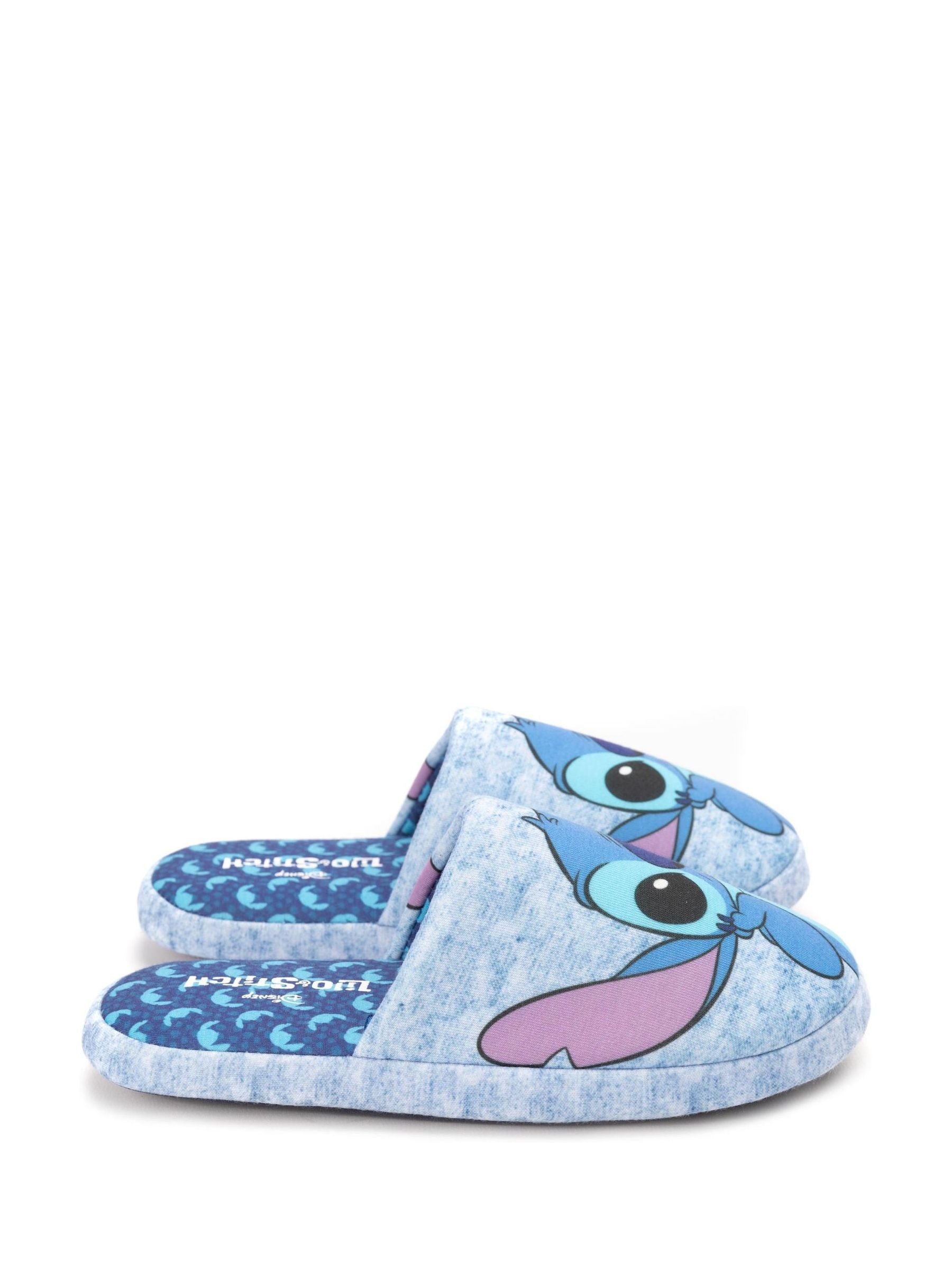 Blue Stitch Vanilla Underground Womens Winter Mule Slippers
