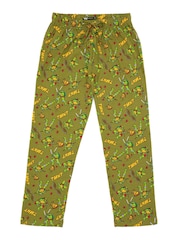 Vanilla Underground Green Teenage Mutant Ninja Turtles 100% Cotton Pyjama Joggers - Image 4 of 6