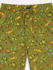 Vanilla Underground Green Teenage Mutant Ninja Turtles 100% Cotton Pyjama Joggers - Image 5 of 6