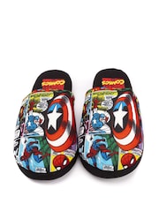 Vanilla Underground Black Marvel Winter Slippers - Image 2 of 5