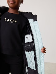 Baker by Ted Baker Shower Resistant Long Padded Coat - Image 5 of 14