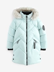 Baker by Ted Baker Shower Resistant Long Padded Coat - Image 6 of 14