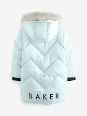 Baker by Ted Baker Shower Resistant Long Padded Coat - Image 8 of 14