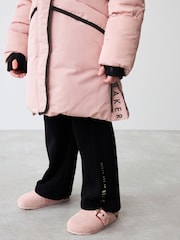 Baker by Ted Baker Pink Shower Resistant Padded Longline Parka - Image 6 of 19