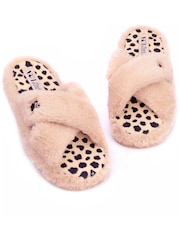 Vanilla Underground Pink Barbie Adult Winter Slippers - Image 2 of 5