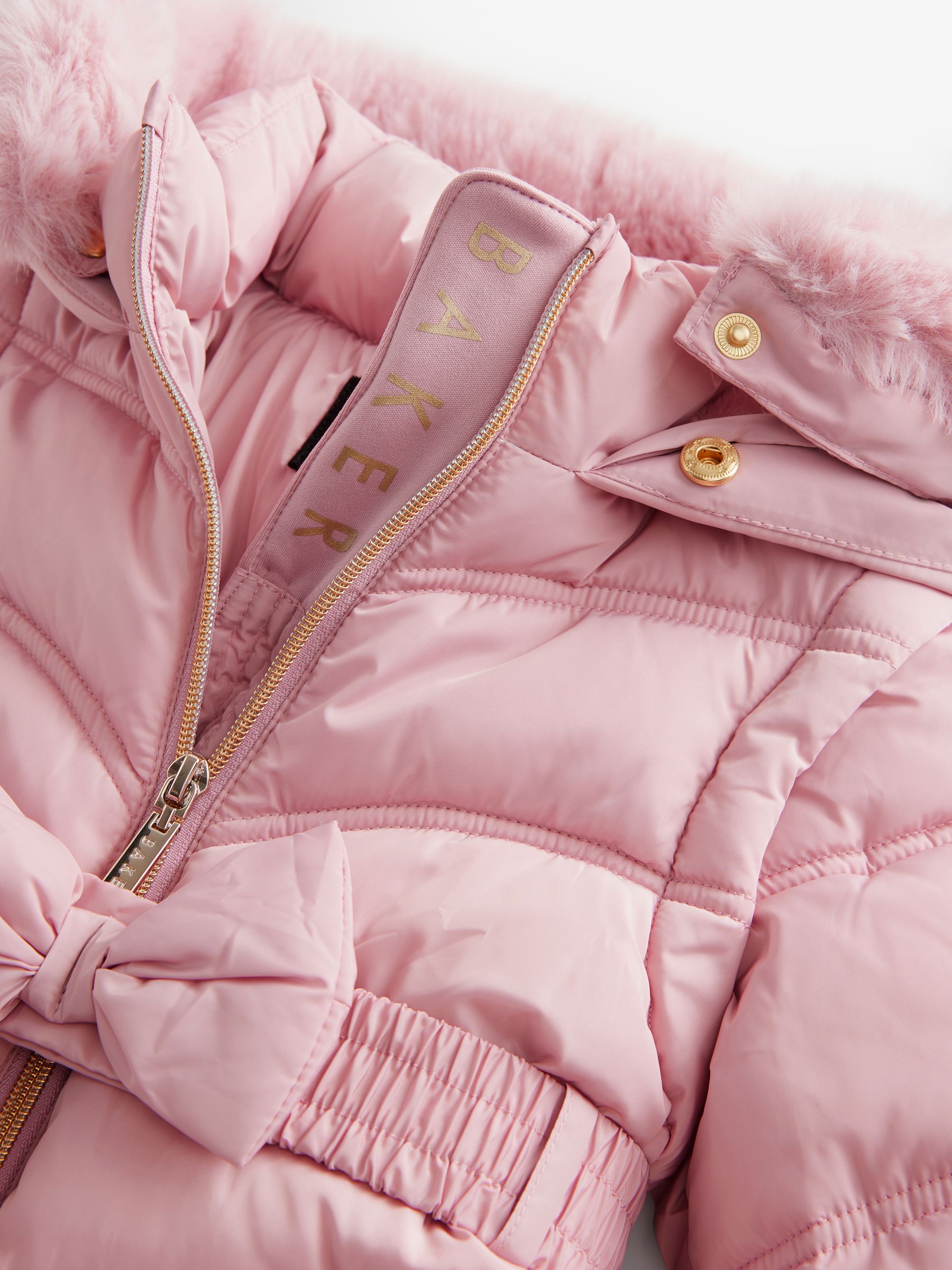 Ted baker pink puffer jacket cheap