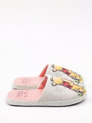 Vanilla Underground Ecru Winnie the Pooh Womens Winter Mule Slippers - Image 4 of 5