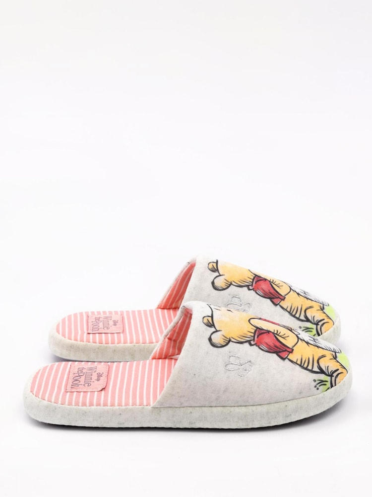 Winnie l’ourson écru - Chaussons mules d’hiver Vanilla Underground femme - Image 4 of 5