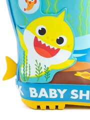 Vanilla Underground Blue Baby Shark Kids Character Wellies - Image 5 of 5