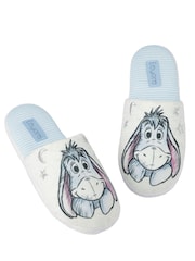 Vanilla Underground White Eeyore Womens Winter Mule Slippers - Image 1 of 6