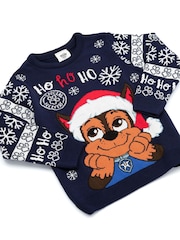 Vanilla Underground Blue Paw Patrol Kids Xmas Jumper - Image 2 of 5