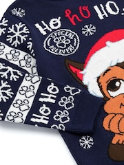 Vanilla Underground Blue Paw Patrol Kids Xmas Jumper - Image 4 of 5