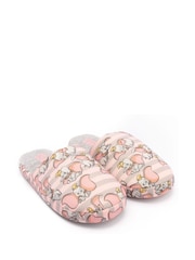 Vanilla Underground Grey Dumbo Womens Winter Mule Slippers - Image 1 of 5