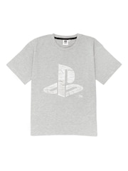 Vanilla Underground Grey Playstation Long Leg 100% Cotton Pyjamas - Image 2 of 6