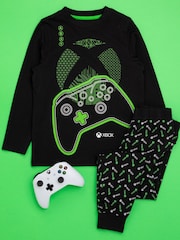 Vanilla Underground Black Xbox Kids Pokemon Long Leg Pyjamas Set - Image 1 of 5