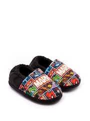 Vanilla Underground Black Marvel Winter Slippers - Image 2 of 5