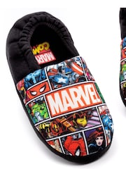 Vanilla Underground Black Marvel Winter Slippers - Image 4 of 5
