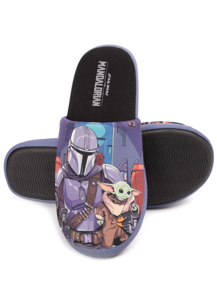 Vanilla Underground Grey Mandalorian Winter Slippers - Image 2 of 5