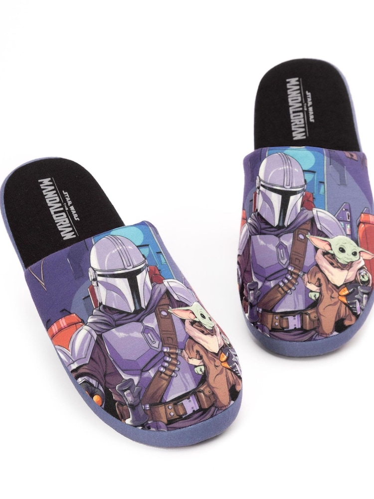 Vanilla Underground Grey Mandalorian Winter Slippers - Image 3 of 5