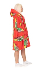 Vanilla Underground Red Friends Adult Blanket Hoodie - Image 2 of 5