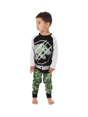 Vanilla Underground Black Jurassic World Kids Pokemon Long Leg Pyjamas Set - Image 3 of 6