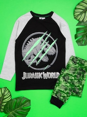 Vanilla Underground Black Jurassic World Kids Pokemon Long Leg Pyjamas Set - Image 5 of 6