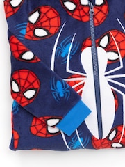 Vanilla Underground Blue Spiderman Fleece All-In-One - Image 6 of 6