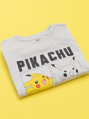 Vanilla Underground Grey Pokemon 100% Cotton Long-Sleeved Character T-Shirt - Image 5 of 5