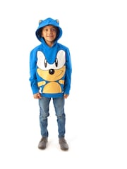 Vanilla Underground Blue Sonic 100% Cotton Gaming Hoodie - Image 2 of 5