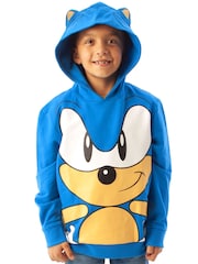 Vanilla Underground Blue Sonic 100% Cotton Gaming Hoodie - Image 4 of 5
