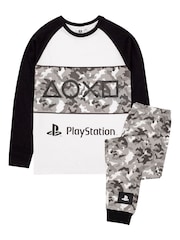 Vanilla Underground Grey Playstation Kids Pokemon Long Leg Pyjamas Set - Image 1 of 5