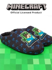 Vanilla Underground Blue Minecraft Winter Slippers - Image 2 of 5