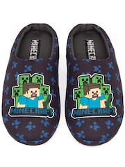 Vanilla Underground Blue Minecraft Winter Slippers - Image 3 of 5