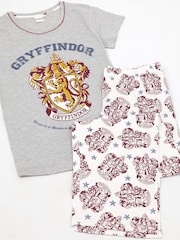 Vanilla Underground Grey Harry Potter Long Leg Pyjamas Set - Image 4 of 6