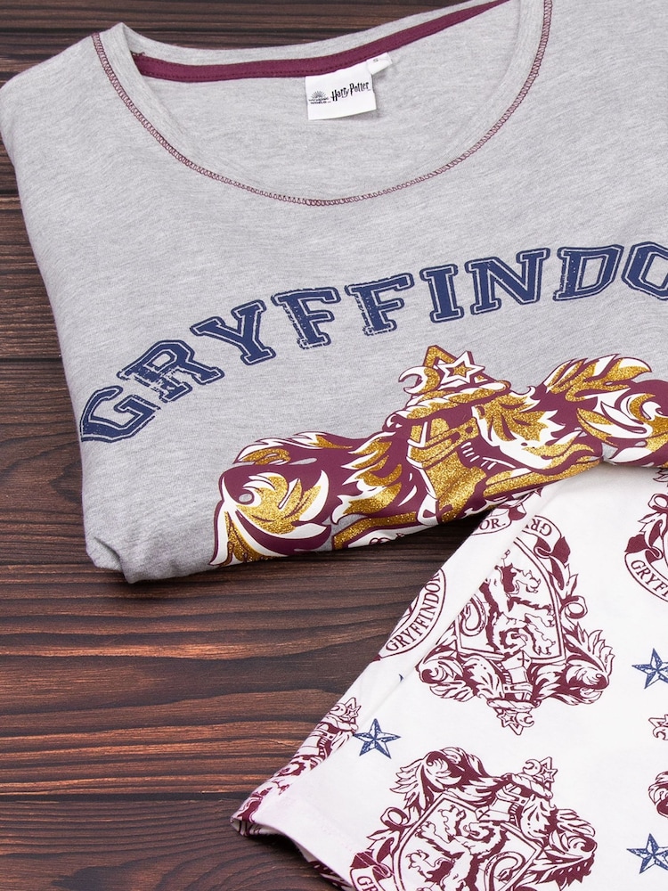 Vanilla Underground Grey Harry Potter Long Leg Pyjamas Set - Image 5 of 6